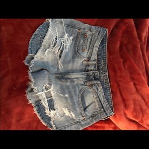 Jean shorts